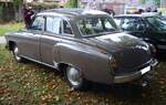 Profilansicht eines Wartburg 311/8 aus dem Jahr 1957.
