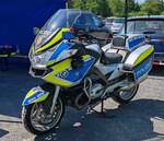=BMW-Dienstmotorrad der LaPo HESSEN steht auf dem Ausstellungsgelnde anl.