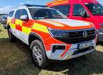 =VW Amarok des DRK KV UELZEN, steht auf dem Parkplatz der 2025er Rettmobil in Fulda
