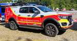 =Ford Ranger vom DRK OV NEUHOF als Einsatzfahrzeug fr die DRK-Drohnenstaffel, steht auf dem Ausstellungsgelnde anl.