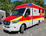 =MB Sprinter als Rettungsdienstfahrzeug des DRK KV HNFELD steht auf dem Ausstellungsgelnde anl.