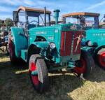 =Hanomag R 450 E, gesehen bei der Oldtimerausstellung der OLDTIMERFREUNDE OHMTAL in Dannenrod, 09-2025 