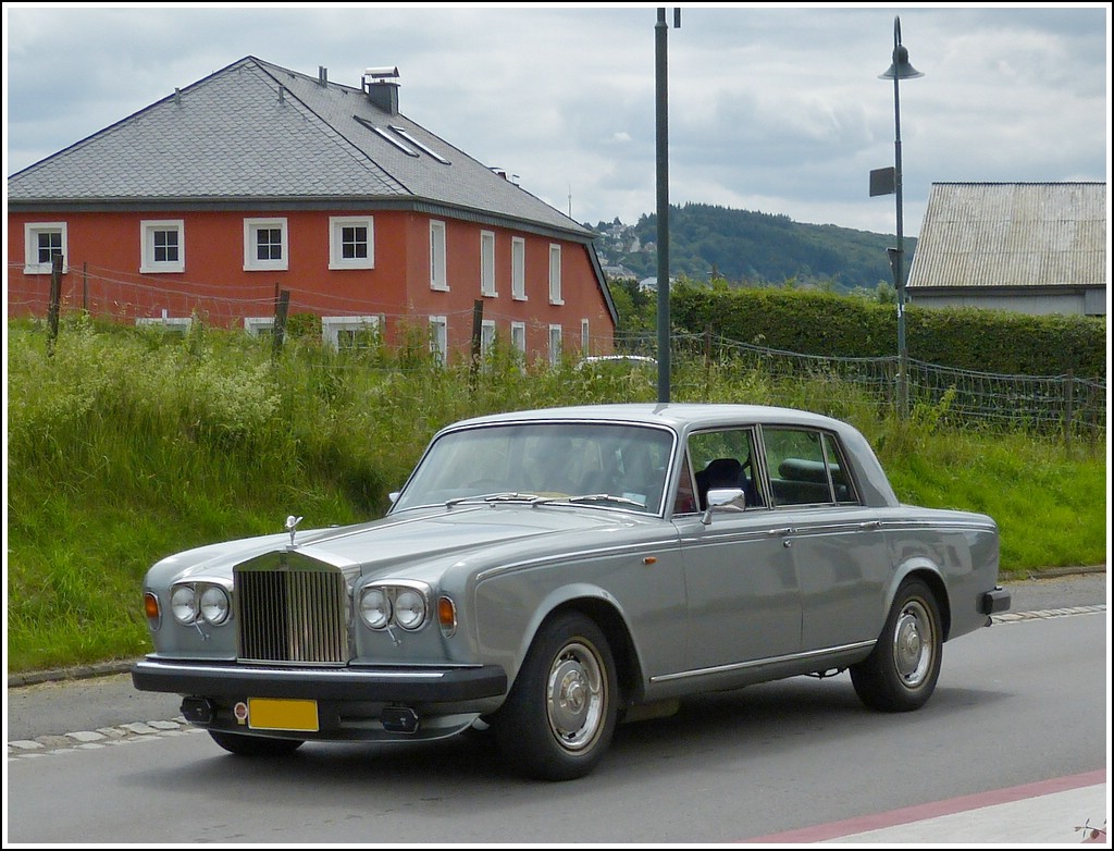  Rolls Royce Silver Shadow II, Bj 1978, aufgenommen whrend der Rotary Castle Tour durch Luxemburg.  30.06.2013