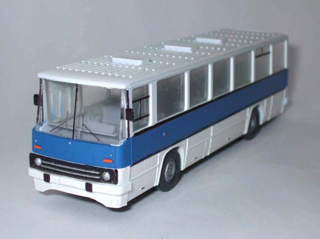 1/87 NVA Bus Ikarus. gesupertes s.e.s Modell. Nachbau original NVA Fahrzeug.