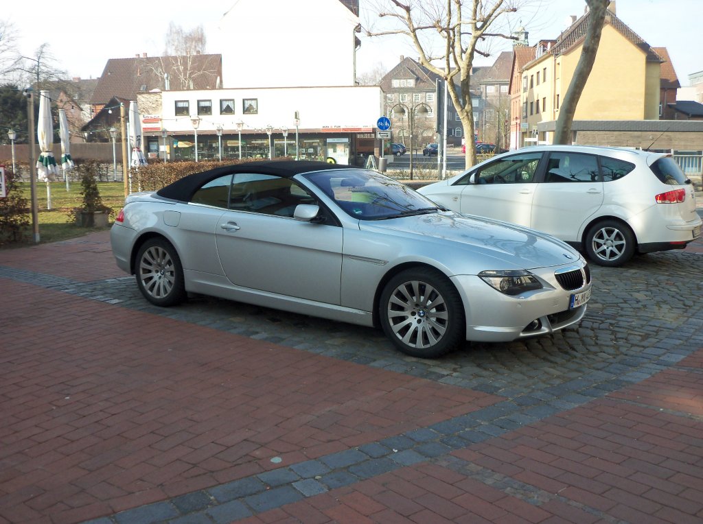 6 er BMW am 23.02.2011 in Lehrte.