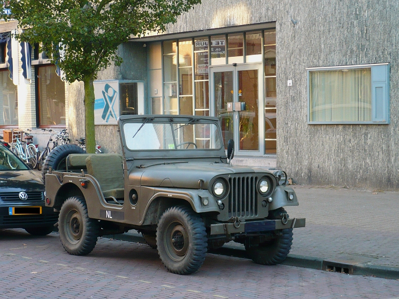 Alte Jeep. Leiden, Niederlande 10-11-2010.