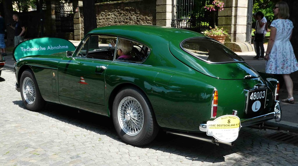 =Aston Martin DB MK III Saloon, 180 PS, Bj. 1958, steht anl. der ADAC Deutschland Klassik 2017 in Fulda, Juli 2017