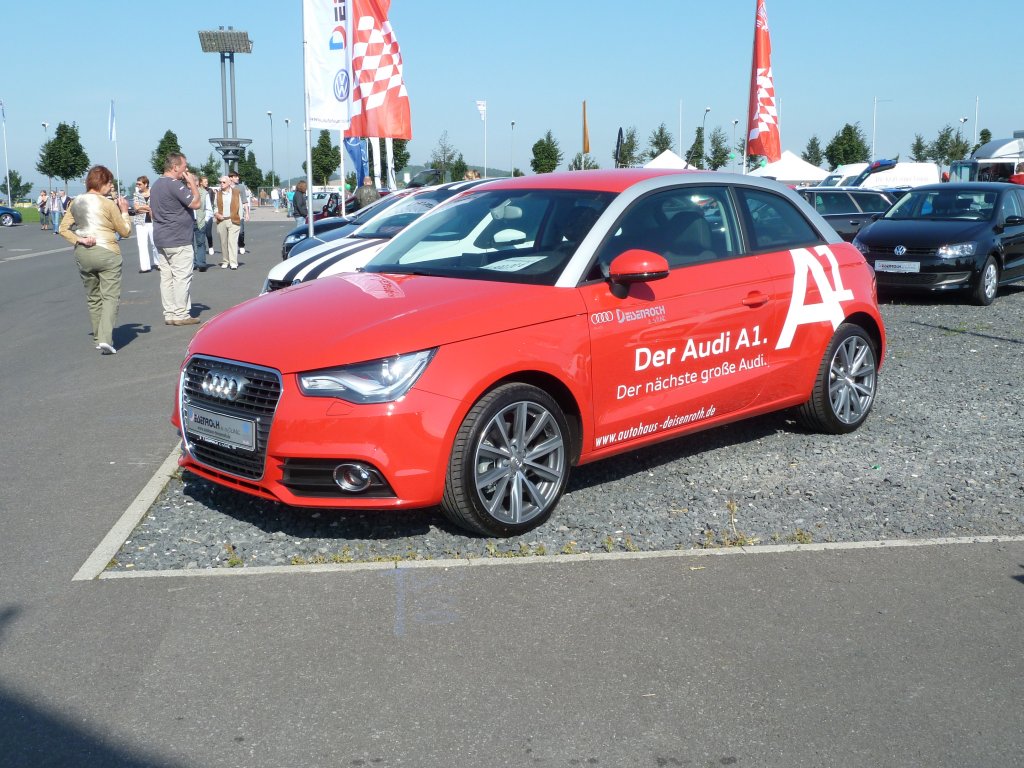Audi A 1 steht beim 2. Fuldaer Autotag, September 2010