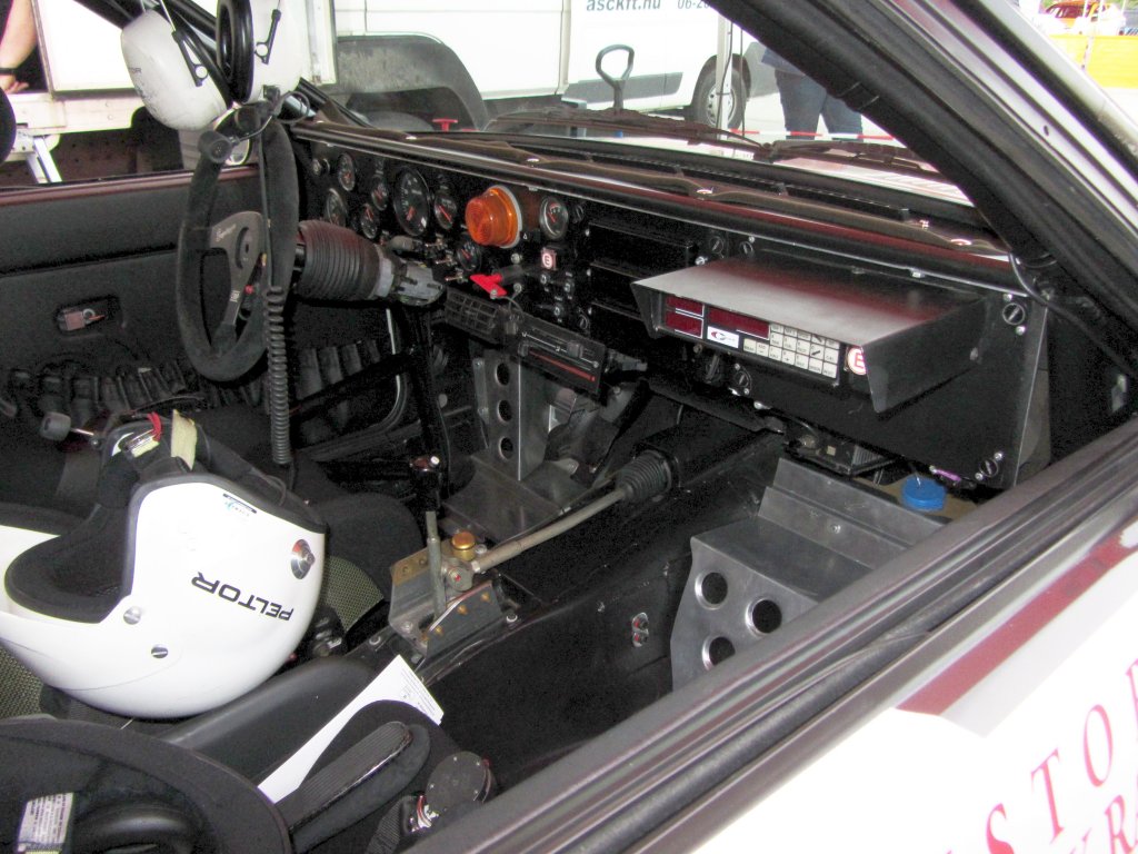 Audi Quattro Interieur, aufgenommen am 30.05.2012, Service Park beim Mecsek Rallye