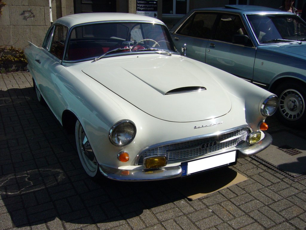 Auto Union 1000 Sp Coupe. 1958 - 1965. Die Fahrzeugbeschreibung entnehmt bitte dem Foto 80340. Kettwiger Oldtimerfrhling am 01.05.2013.