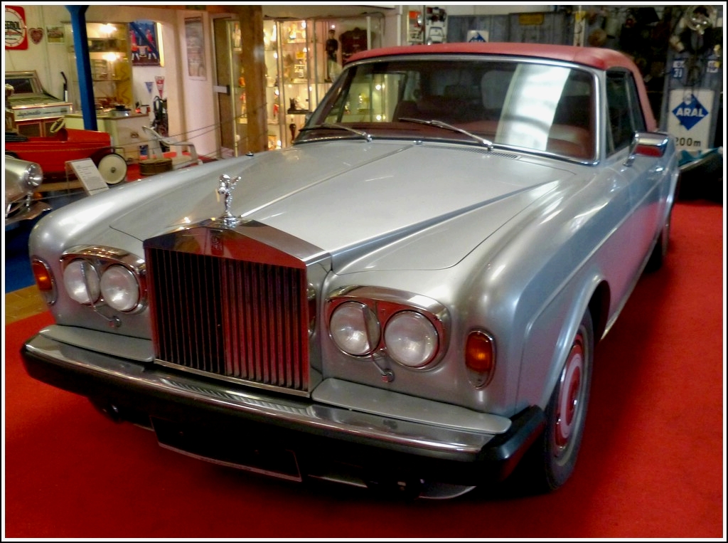 Automobil-Spielzeugmuseum Nordsee.  11.05.2012. Rolls Royce Corniche Cabriolet Bj 1983, V8, 6681 ccm, 148 Kw / 201 Ps.