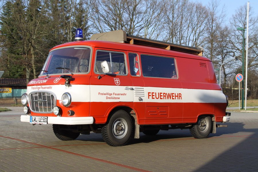 Barkas B1000 Lschfahrzeug der Freiwilligen Feuerwehr Dreiltzow. 21.11.2009