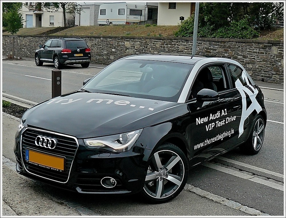 Bei einem Preisausschreiben hatten 6 Gewinner das Glck, den A1 vor der offiziellen Vorstellung whrend einigen Tagen testen zu drfen. 29.07.10