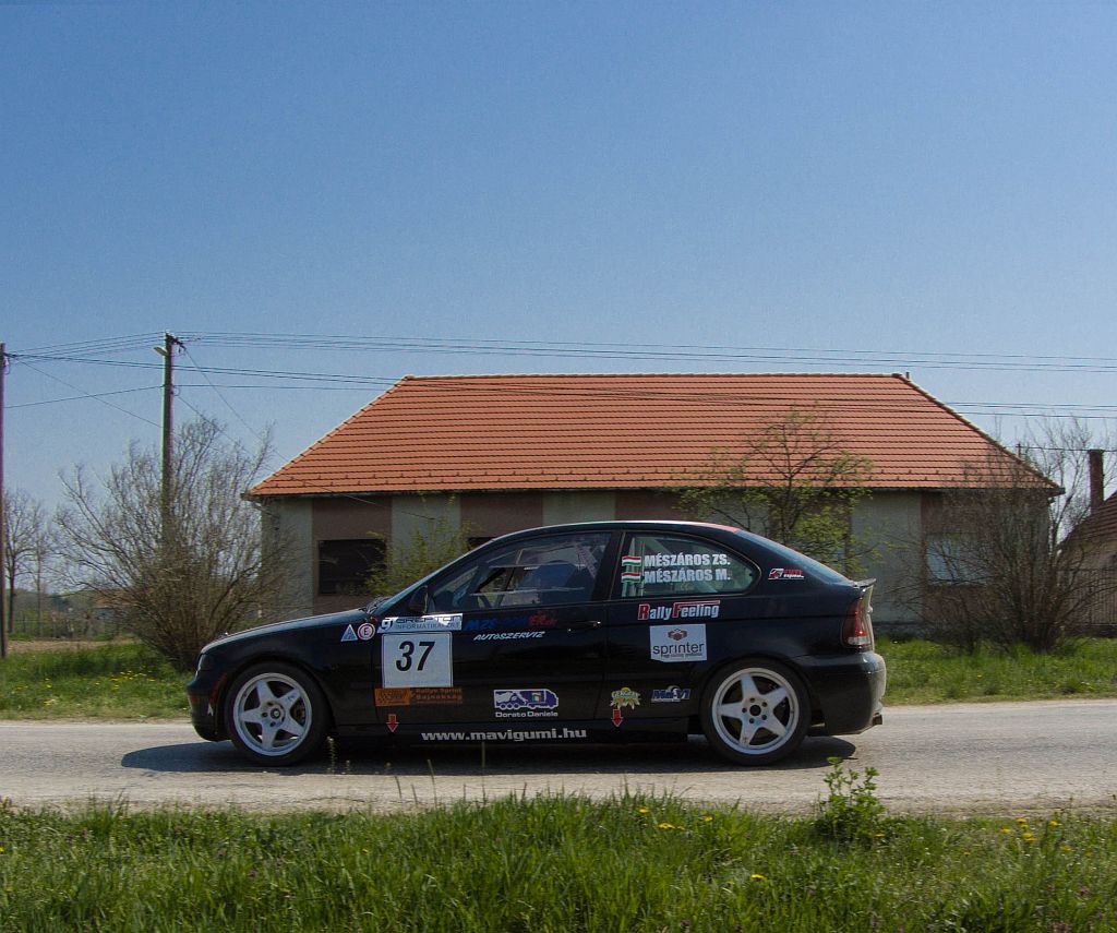 BMW 3 Compact, Seitenansicht. Rallye Sprint am 21.04.2013