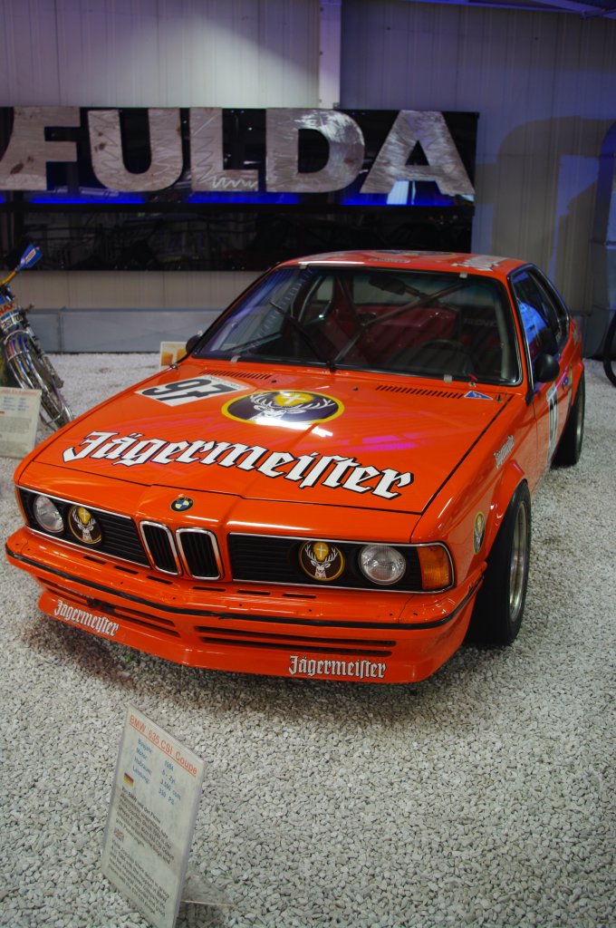 BMW 635 CSI, 3.5 Ltr Motor, 330 PS, Technikmuseum Sinsheim (26.06.2011)