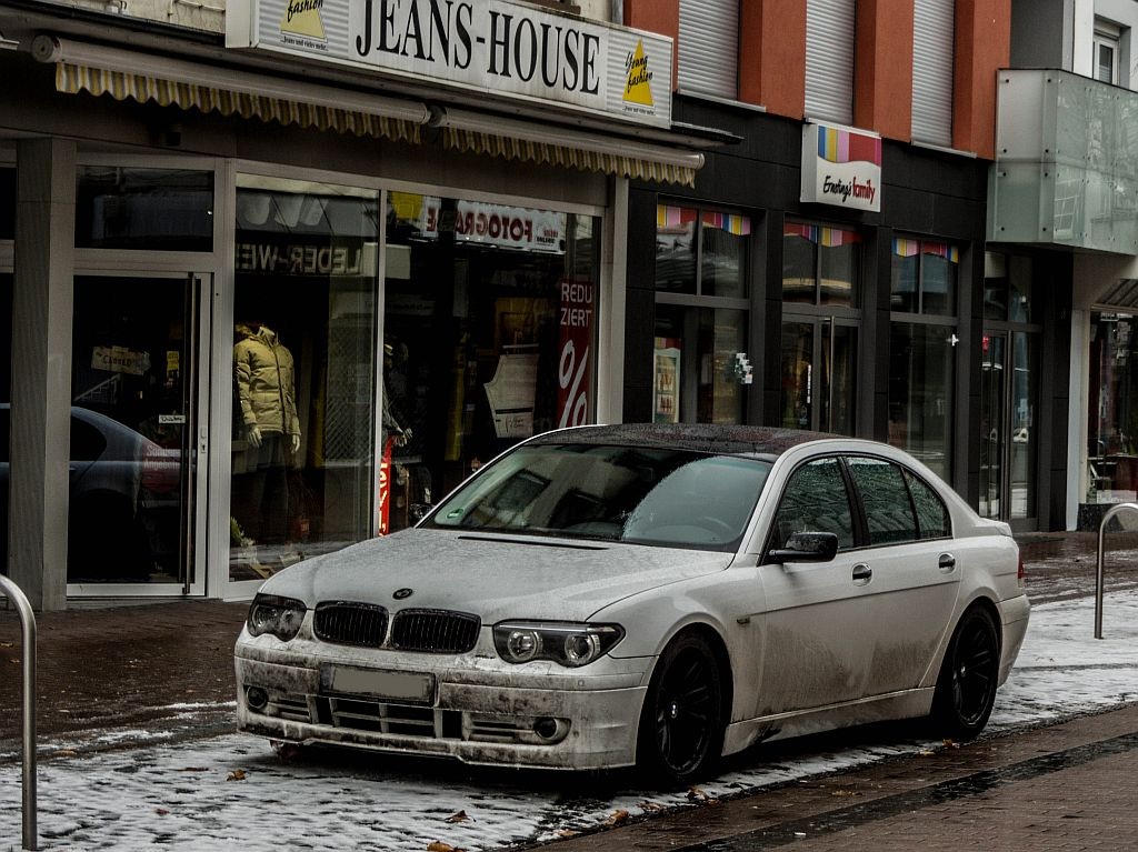 BMW 7er  Bangle Version , getunert.  Foto: 20.01.2013