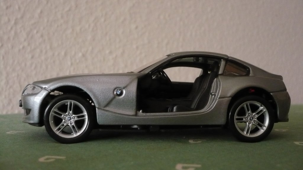 BMW M coupe silver