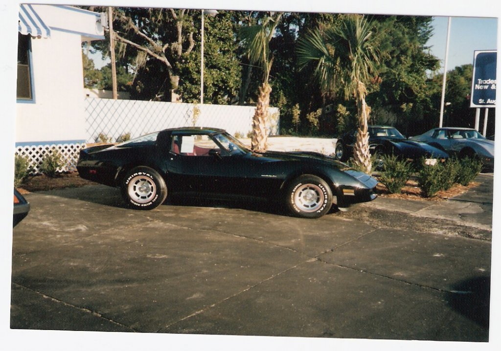 Chevrolet Corvette Baujahr 1978. St. Augustine/FL Oktober 1988