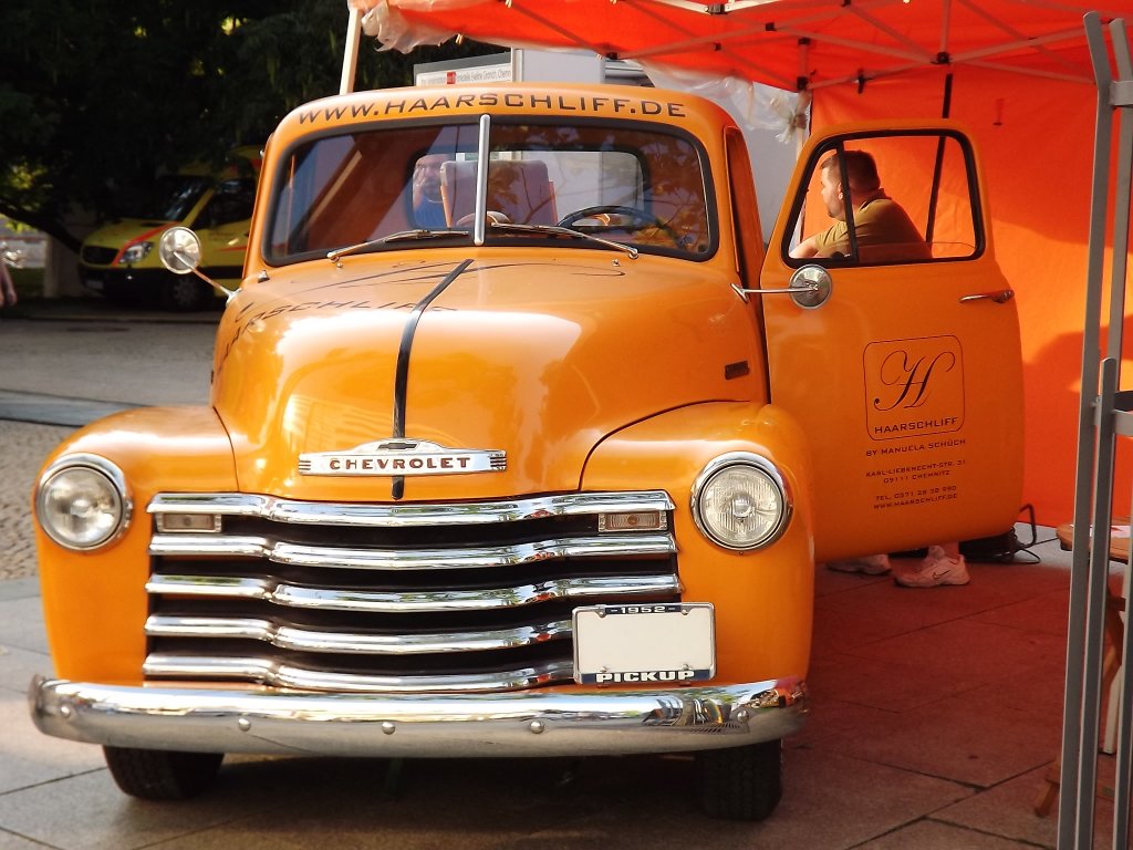 Chevrolet Pick-Up Baujahr 1952 am 26.08.2011 auf dem Chemnitzer Stadtfest