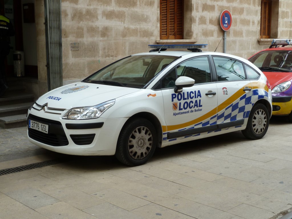 Citroen der Localpolizei von Soller, April 2012