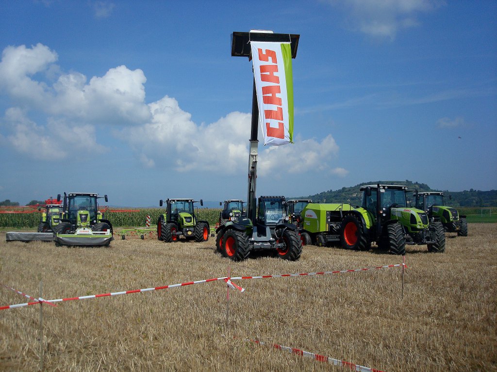 Claas Traktorenausstellung in Hausen an der Mhlin, Sept.2010 