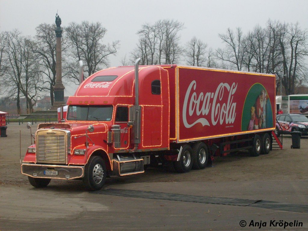 Coca cola Weihnachtstruck in Schwerin 