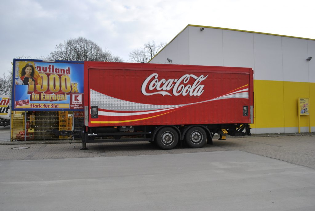Cola Cola Anhnger in Lehrte am 16.02.2011.