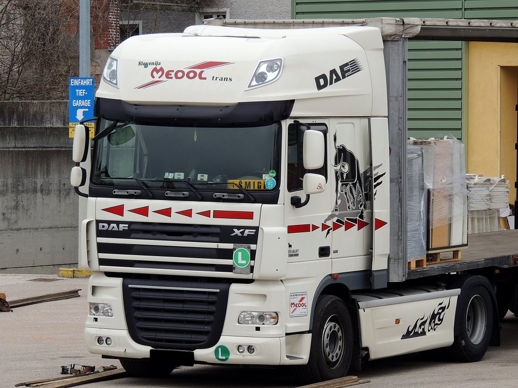 DAF XF105.480 Sattelzugmaschine von MEDOL-Trans; 130404