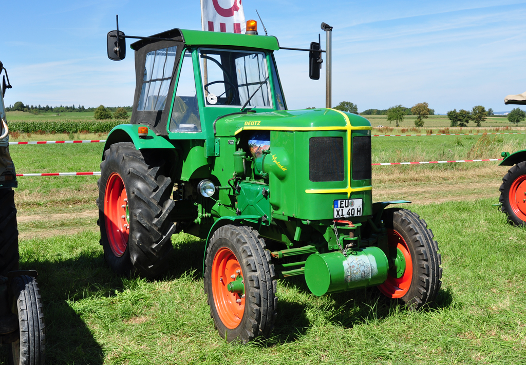 Deutz  luftgekhlt  beim Treckerfest in Kirchheim - 20.08.2011