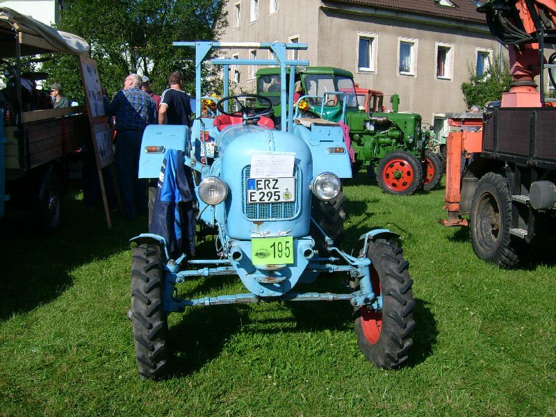 Eicher traktor beim Bulldogtreffen in Burkhardtsdorf