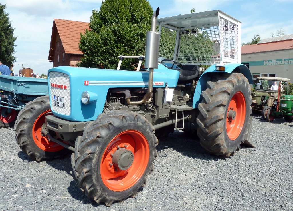 Eicher Wotan II ausgestellt anl. Ortsjubilum  850 Jahre Bckels  in 36100 Petersberg-Bckels, August 2010