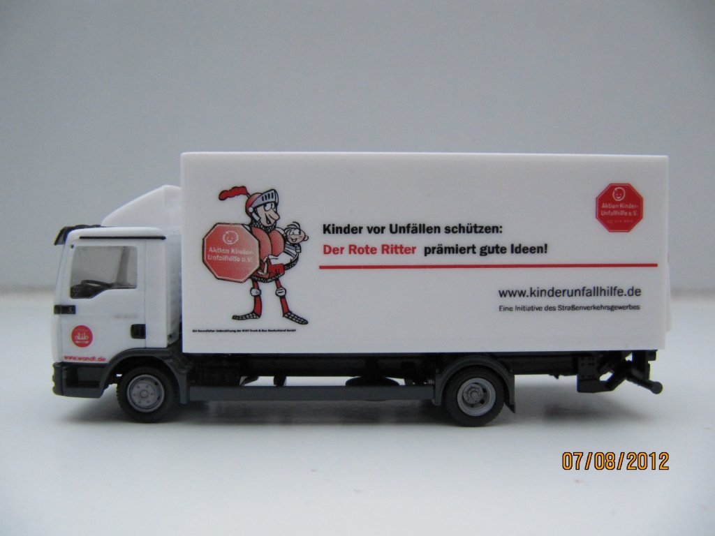 Eigenbau MAN TGL nach Vorbild der Spedition wandt.
Mastab: 1:87