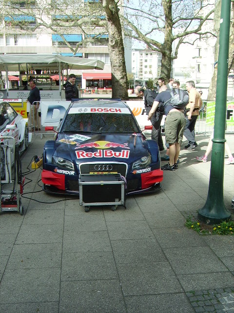 Ein Audi A4 DTM in Wiesbaden am 10.04.11