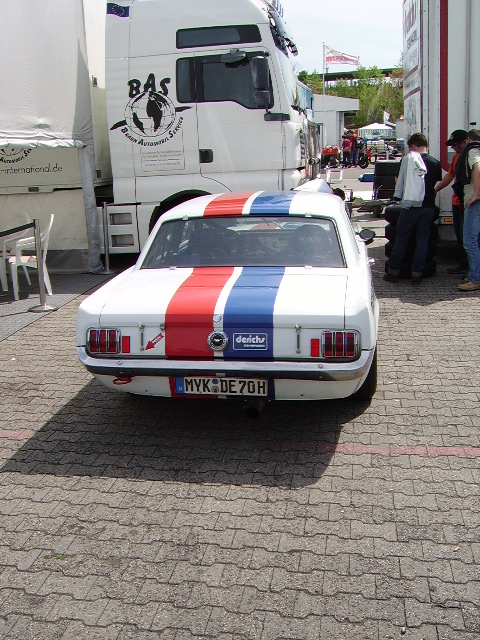 Ein Ford Mustang auf den Jimi Clark Revival in Hockenheim am 27.04.08