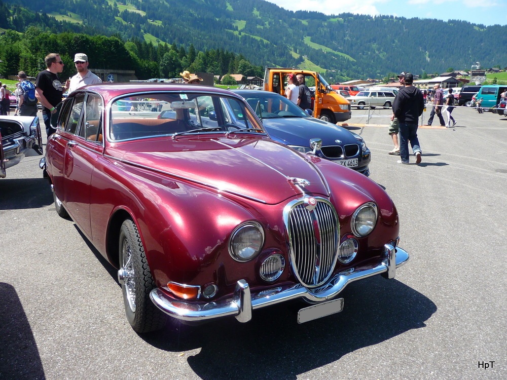 Ein Jaguar am Oldtimer Treff in St. Sephan am 02.07.2011