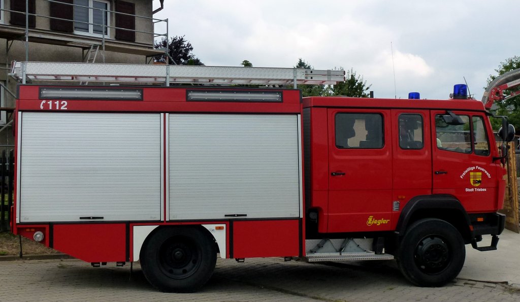 Ein Lschgruppenfahrzeug der Freiwillige Feuerwehr Triebes. Foto 11.08.2012