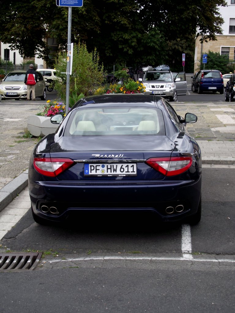 Ein Maserati Gran Turismo in Neustadt an der Weinstrae am 29.07.11