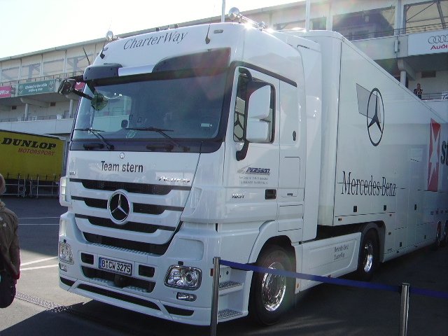 Ein Mercedes Actros am Nrburgring DTM Wochenende 16.08.08