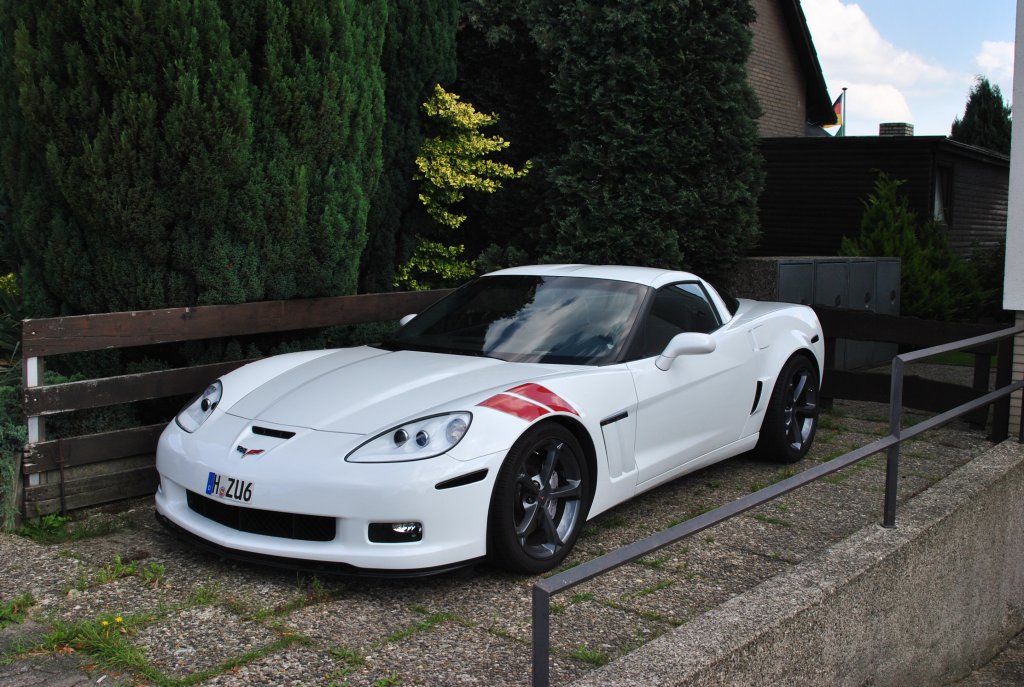 Eine Corvette, im Steinwedel am 19.08.10.