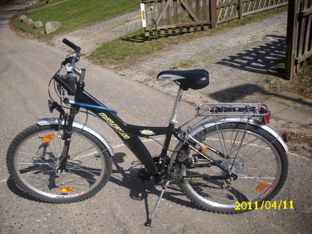 Fahrrad in Sassnitz am 11.04.2011