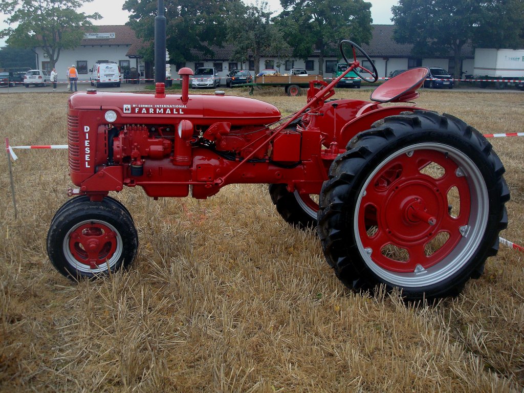Farmall war eine Marke von IHC und baute von 1924-73 Traktoren, hauptschlich fr den amerikanischen Markt, Traktorentreffen Hausen/Mhlin, Sept.2010