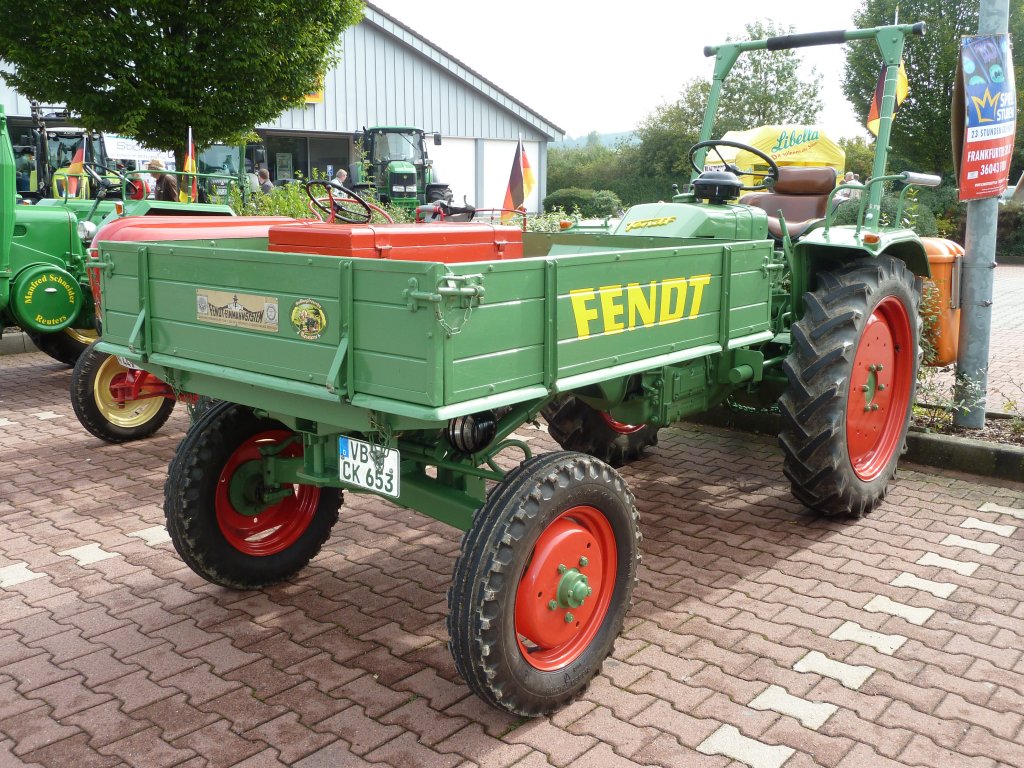 Fendt GT steht zur Oldtimerausstellung in Angersbach, September 2011