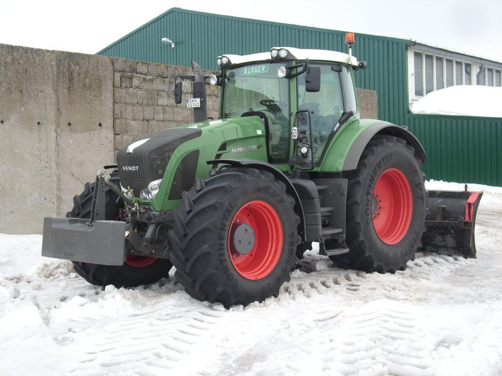 FENDT-Traktor am 21.Februar 2010 in Bergen/Rgen.