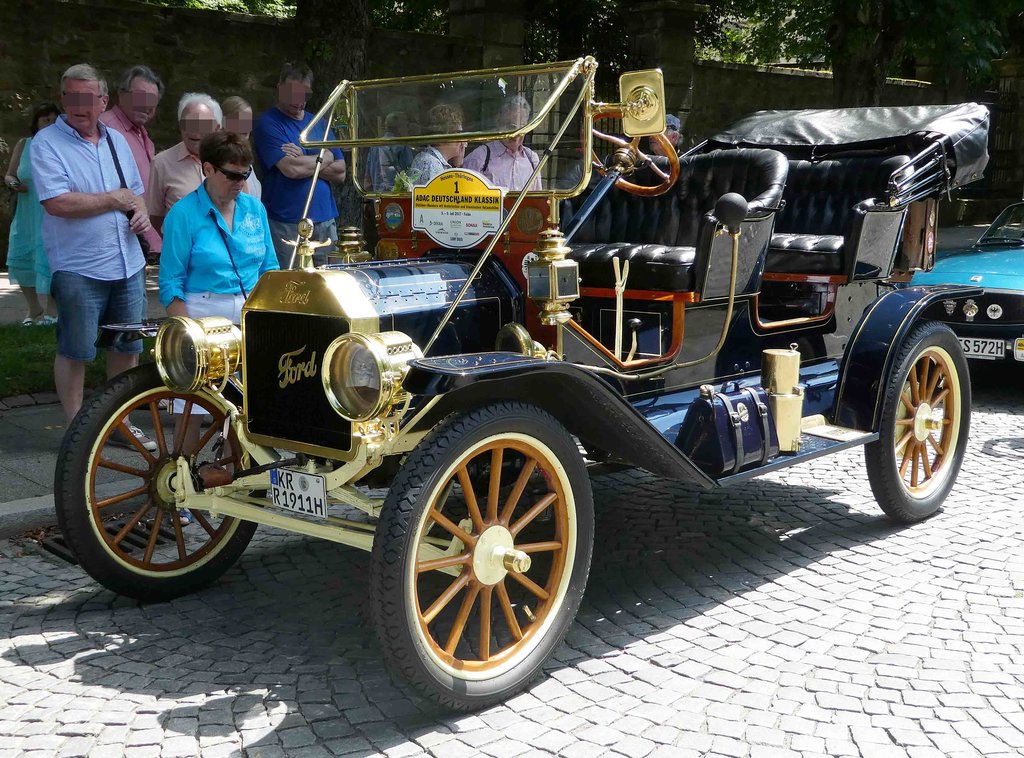 =Ford Model T Tourabout, 20 PS, Bj. 1911, steht anl. der ADAC Deutschland Klassik 2017 in Fulda, Juli 2017