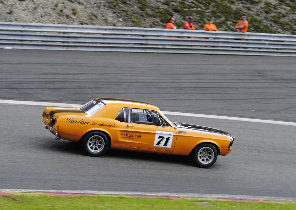 Ford Mustang GPII 302 Bj.1968, am 15.6.2013 bei den Spa Summer Classic