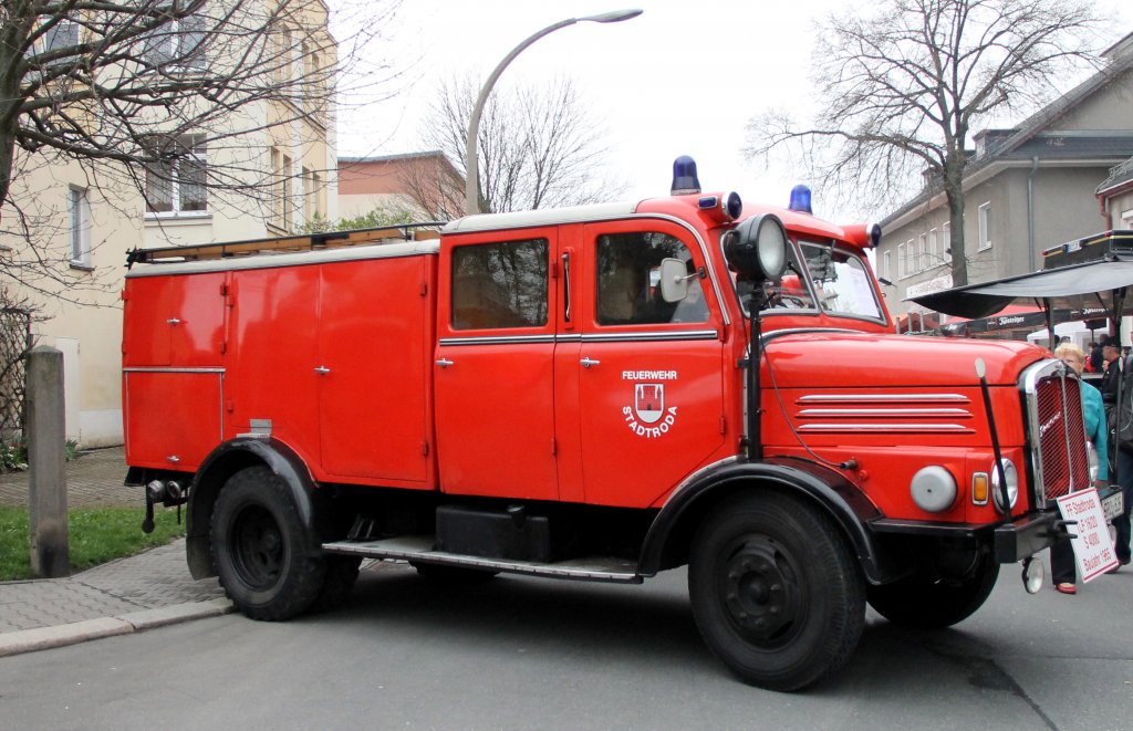 Freiwillige Feuerwehr Stadtroda TLF 16 S 4000. Foto 01.05.13