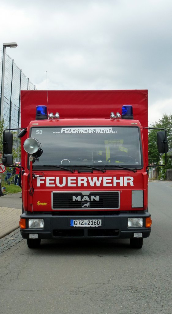 Gertewagen Gefahrgut der Freiwillige Feuerwehr Weida. Foto 11.08.12