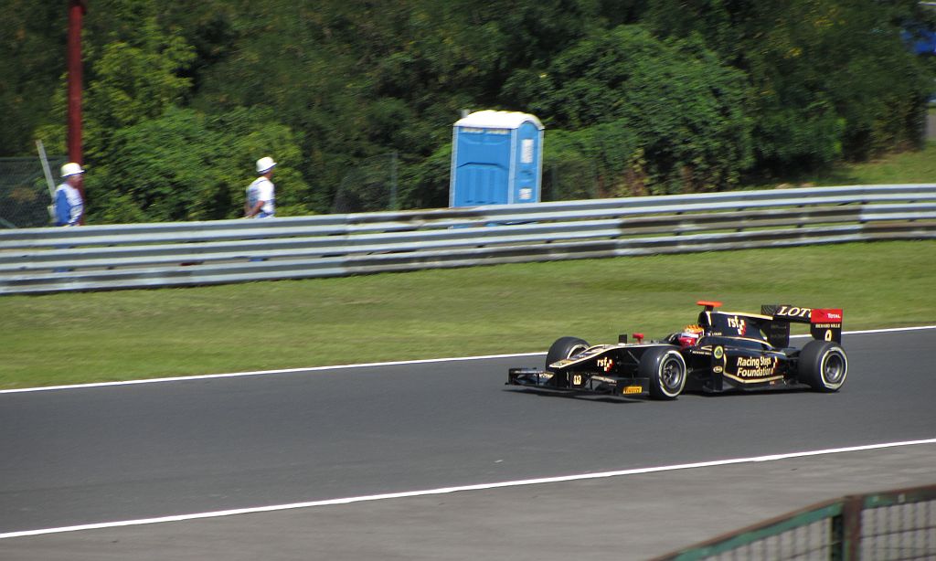GP2 Rennauto auf dem Hungaroring am 29.07.2012.