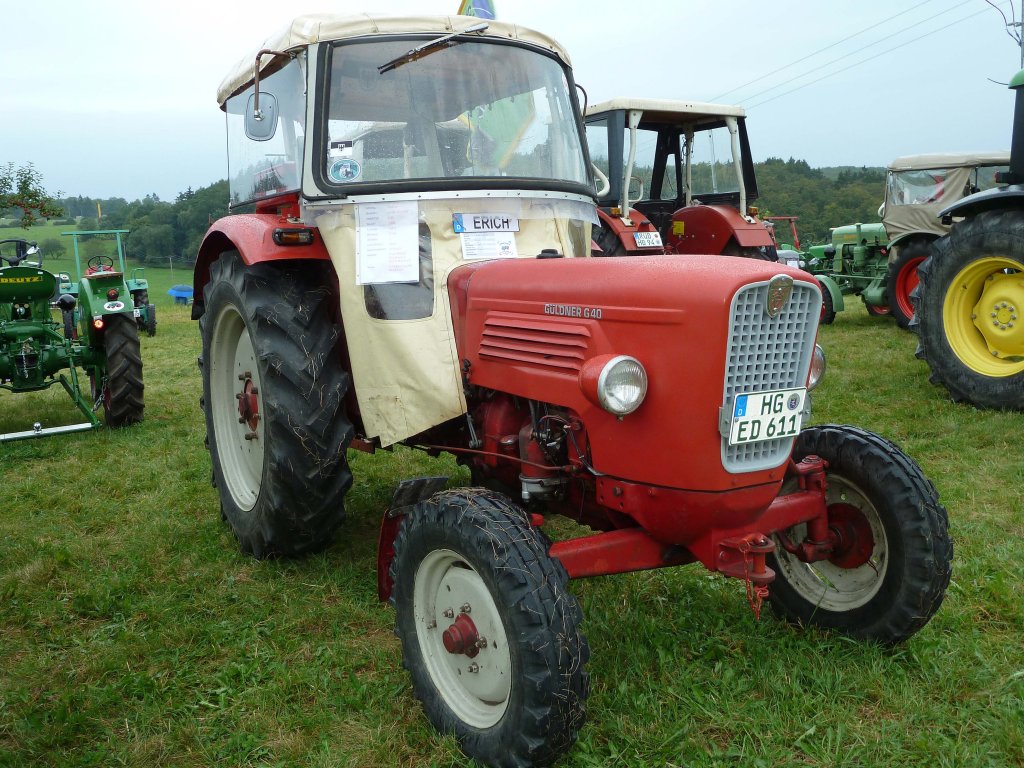 Gldner G 40 ist Gast bei der Oldtimerausstellung in Taunusstein-Seitzenhahn, August 2011