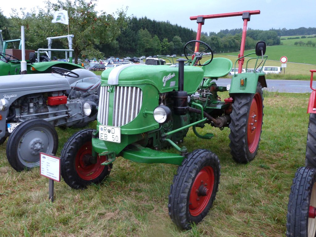 Gldner ist Gast bei der Oldtimerausstellung der Traktorenfreunde Seitzenhahn, August 2011

